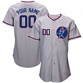 Cubs Gray Customized Cool Base New Design Jersey,baseball caps,new era cap wholesale,wholesale hats